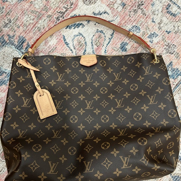 Louis Vuitton Dark Brown Monogram Shoulder Bag - Picture 1 of 10